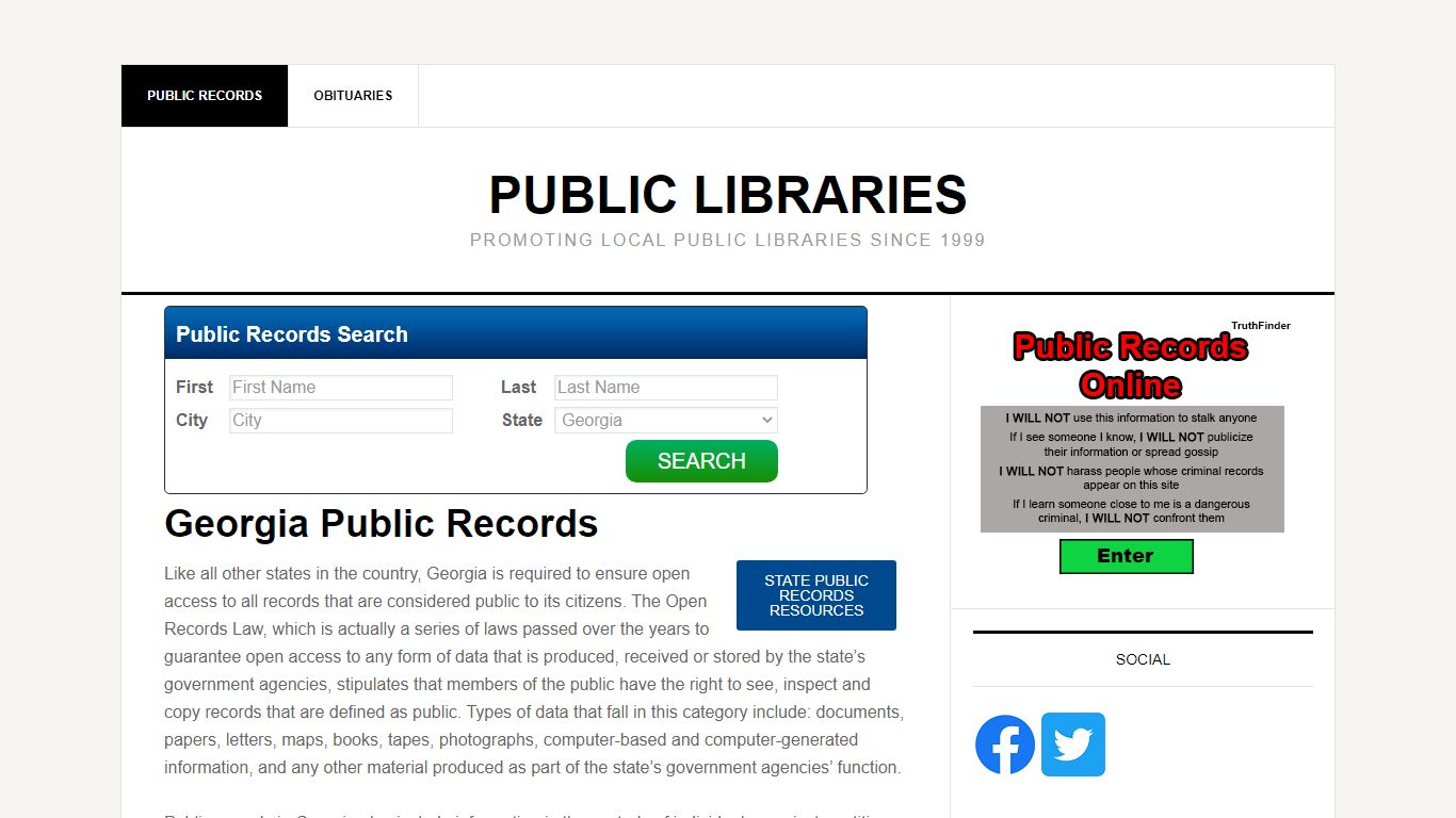 Georgia Public Records